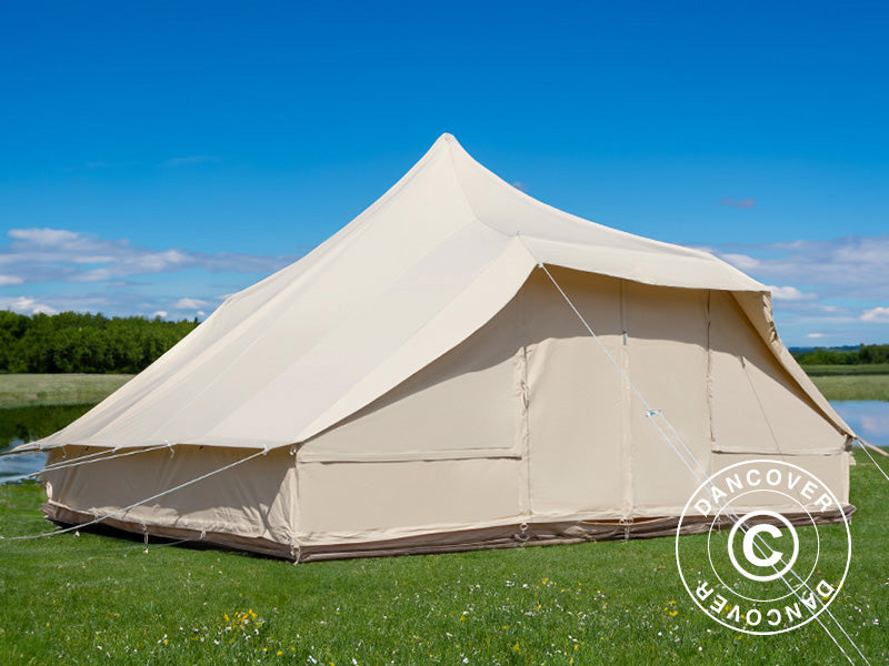 Zelt für Glamping, TentZing®, 4x5m, 10 Personen, Sand