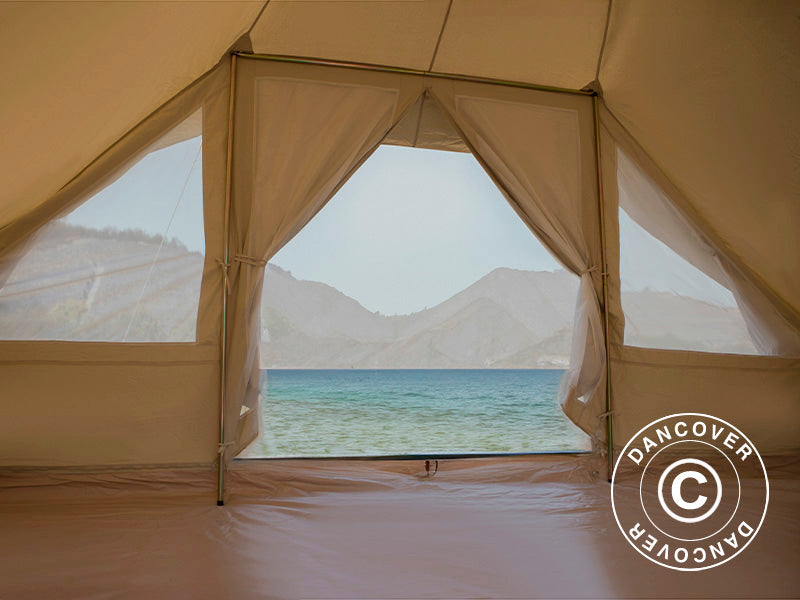 Zelt für Glamping, TentZing®, 4x5m, 10 Personen, Sand