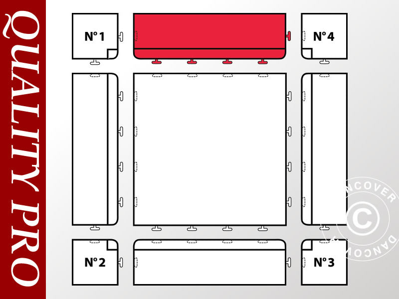 Bord du plancher, Pièce du Haut, Anthracite