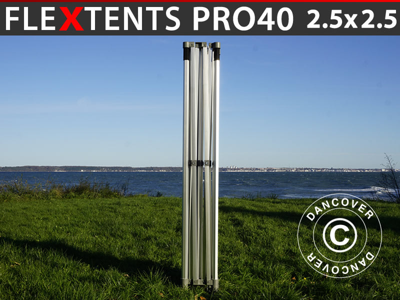 Structure en aluminium pour tente pliante FleXtents PRO 2,5x2,5m, 40mm