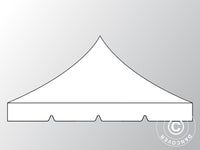 Toiture "Peaked" pour Tente pliante FleXtents 3x3m, Blanc