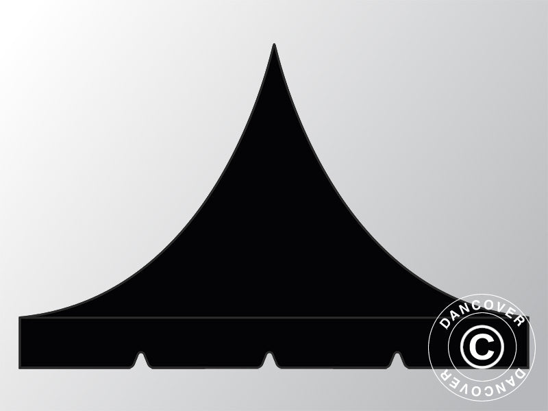 Copertura del tetto per il Gazebo pieghevole FleXtents PRO Pagoda 3x3m, Nero