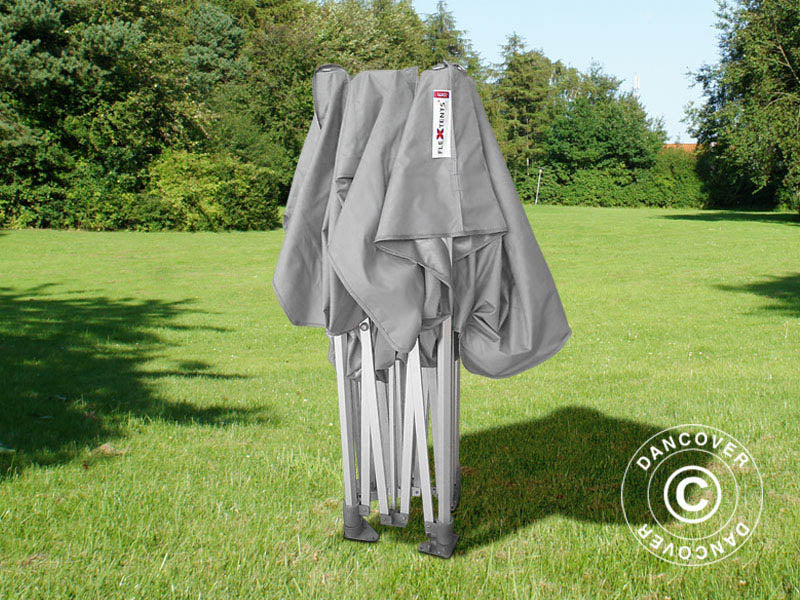 Faltzelt FleXtents PRO 3x3m Grau