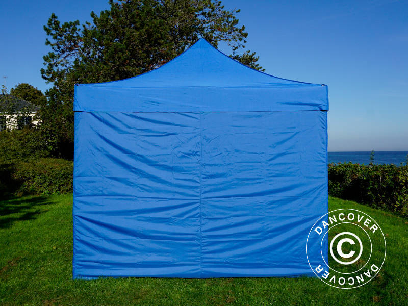 Tente pliante FleXtents PRO 3x3m Bleu, avec 4 cotés