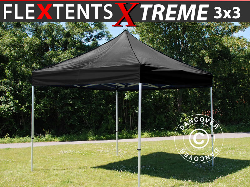 Flext. Pro Xtreme 3x3m Black Top & Frame GL