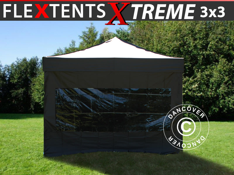 Flext. Pro Xtreme 3x3m Pano. Black Top & swk GL