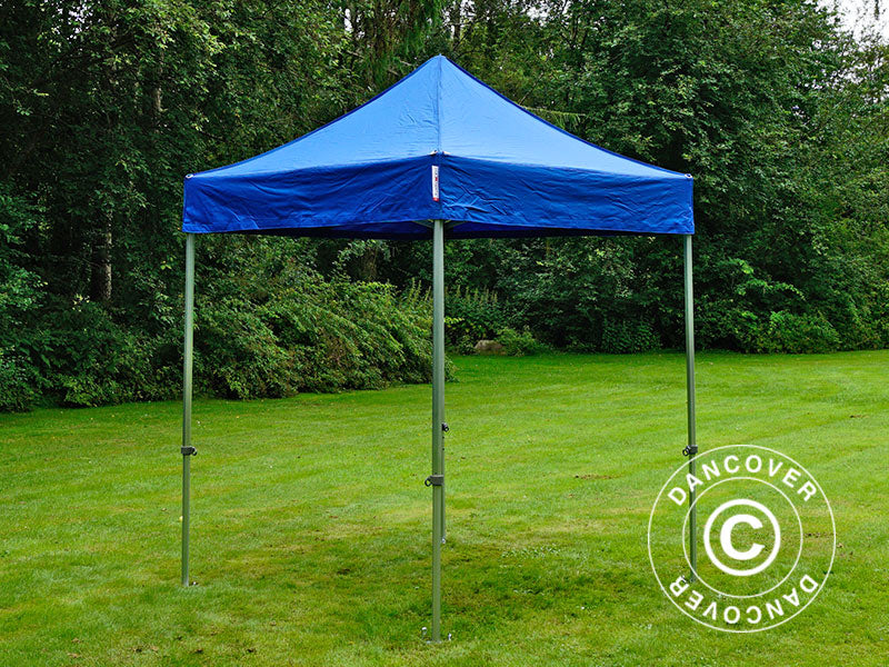 Tente pliante FleXtents PRO 2x2m Bleu, avec 4 cotés