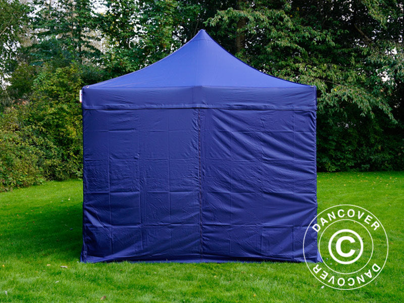 Tente pliante FleXtents Xtreme 50 3x6m Bleu foncé, avec 6 cotés