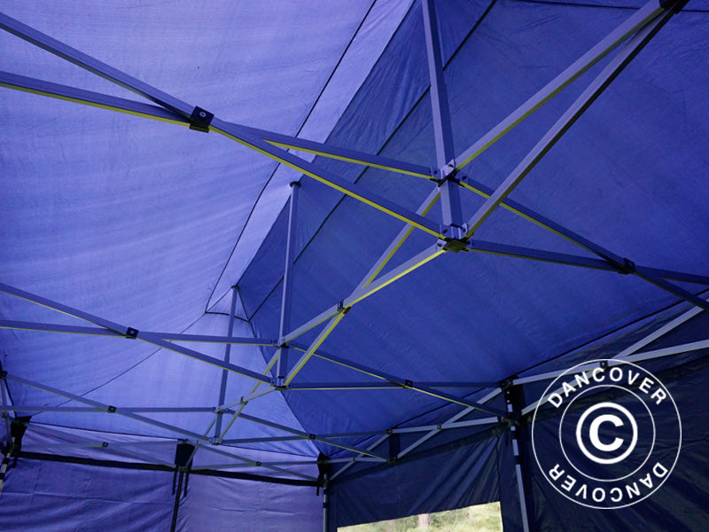Tente pliante FleXtents Xtreme 50 3x6m Bleu foncé, avec 6 cotés