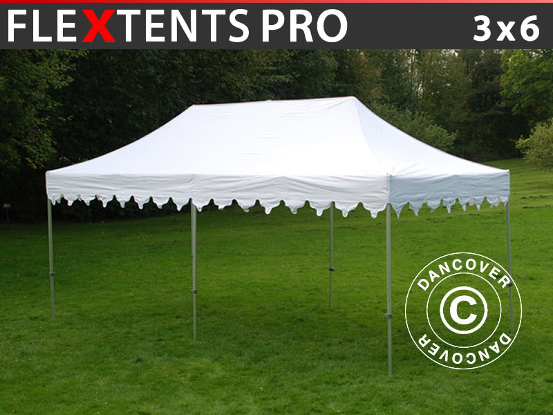 Tente Pliante FleXtents PRO "Morocco" 3x6m Blanc