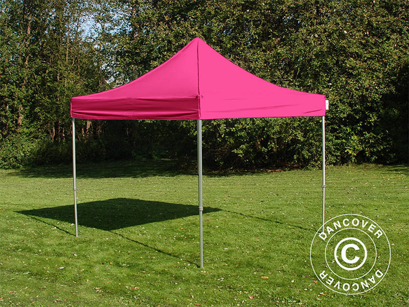 Gazebo pieghevole FleXtents Xtreme 50 Vintage Style 3x3m Rosa, inclusi 4 fianchi