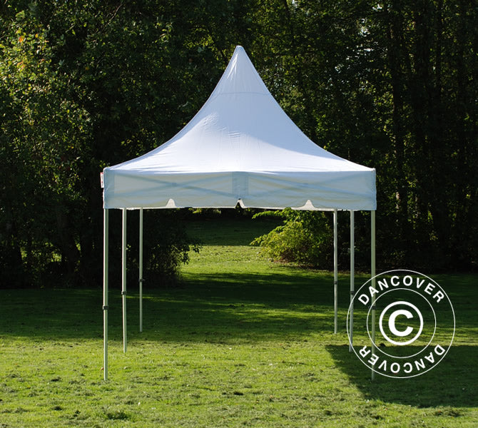 Faltzelt FleXtents PRO Peak Pagoda 3x6m Weiß