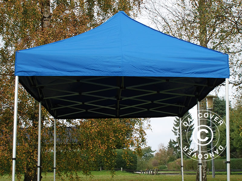 Gazebo pieghevole FleXtents PRO 3x6m Blu, incl. 6 fianchi