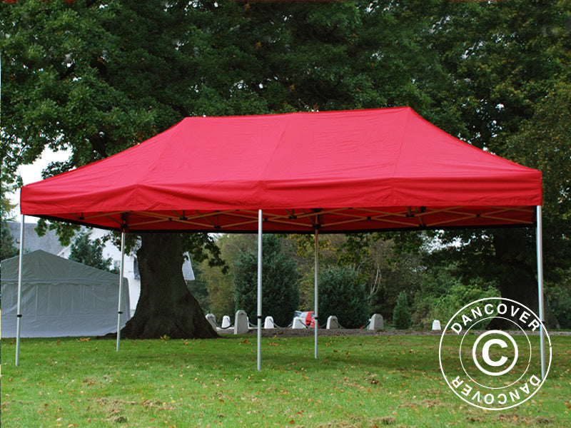 Tente pliante FleXtents PRO 3x6m Rouge