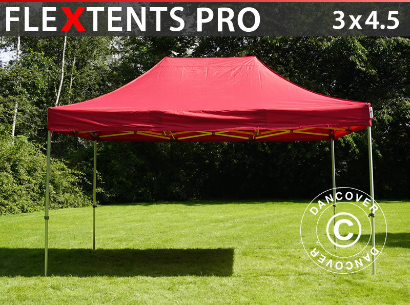 Faltzelt FleXtents PRO 3x4,5m Rot