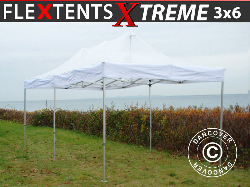 Tente pliante FleXtents Xtreme 50 3x6m Transparent