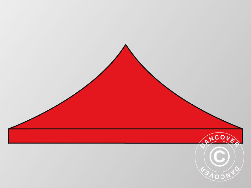 Toiture pour Tente pliante FleXtents 4x4m, Rouge