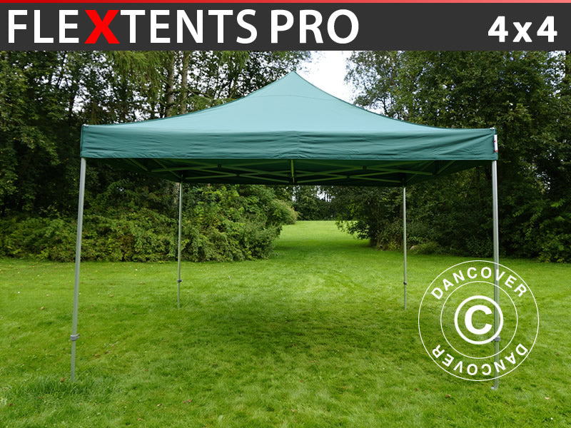 Tente pliante FleXtents PRO 4x4m Vert
