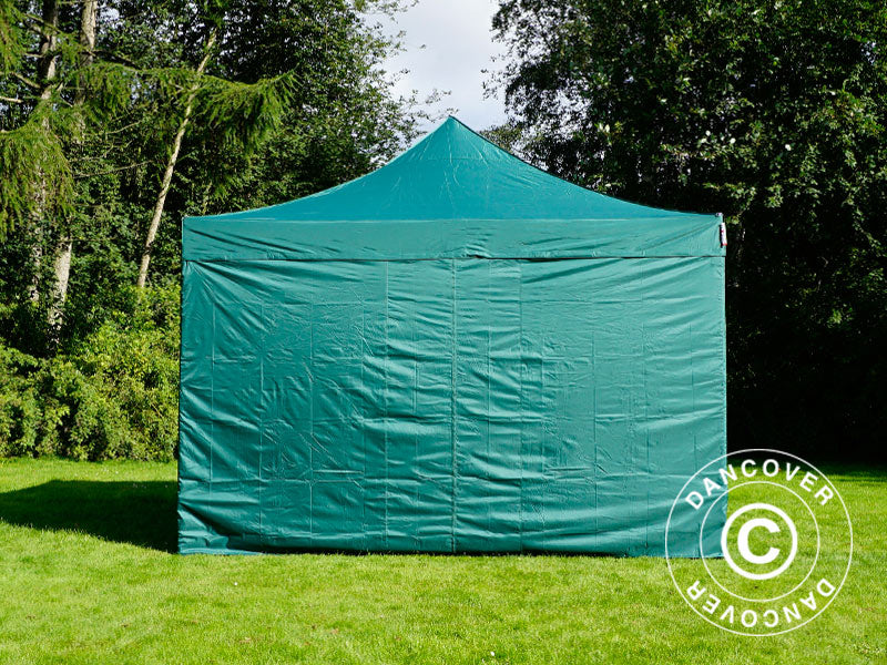 Faltzelt FleXtents Xtreme 50 4x4m Grün, mit 4 Seitenwänden