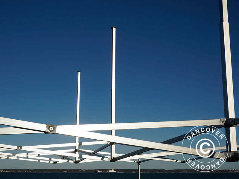 Structure en aluminium pour tente pliante FleXtents PRO 4x8m, 6 pieds, 40mm
