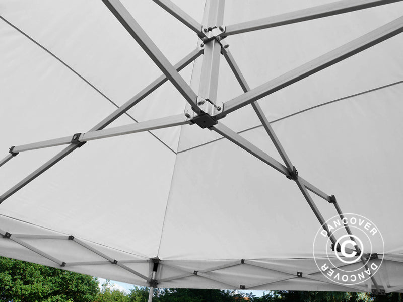 Tente pliante FleXtents PRO 5x5m Blanc, avec 4 cotés