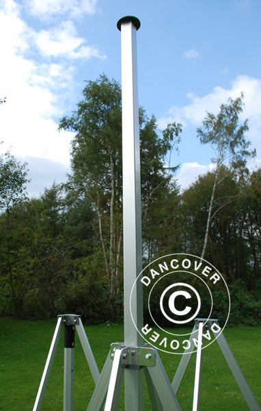 Gazebo pieghevole FleXtents PRO Peak Pagoda 3x6m Nero, incluso 6 pareti laterali