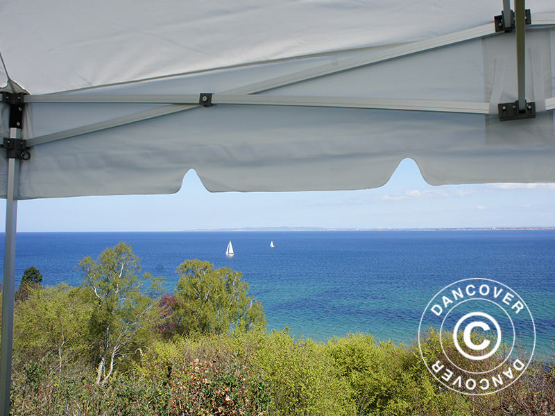 Faltzelt FleXtents PRO Peak Pagoda 4x8m Weiß