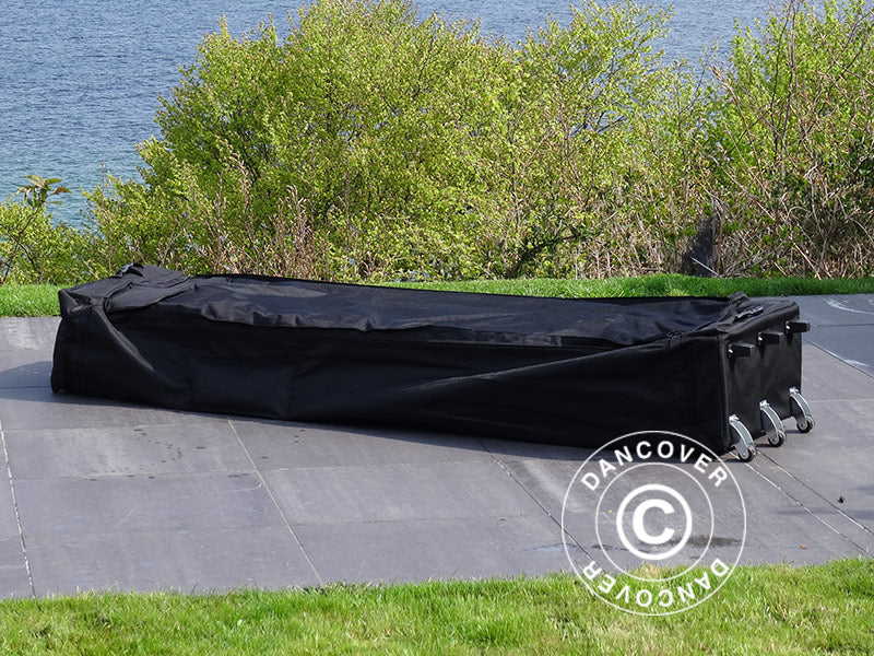 Gazebo pieghevole FleXtents PRO Peak Pagoda 4x8m Bianco, incluso 6 pareti laterali