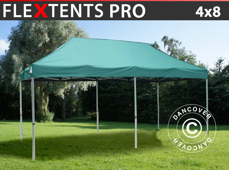 Tente pliante FleXtents PRO 4x8m Vert