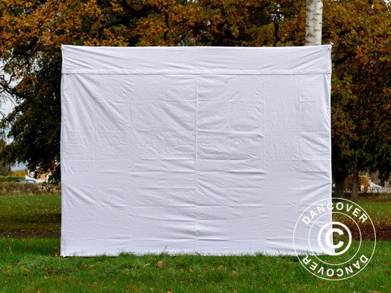 Gazebo rapido FleXtents® PRO Exhibition  con pareti laterali, 3x3m, Bianco, Ritardante di Fiamma