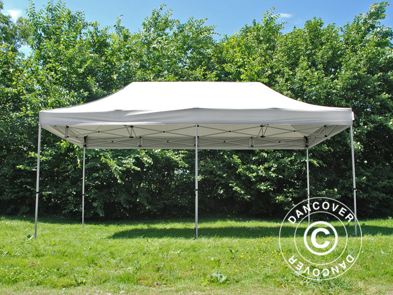 Gazebo pieghevole FleXtents Xtreme 50 3x6m Bianco, Ignifugo, inclusi 6 fianchi