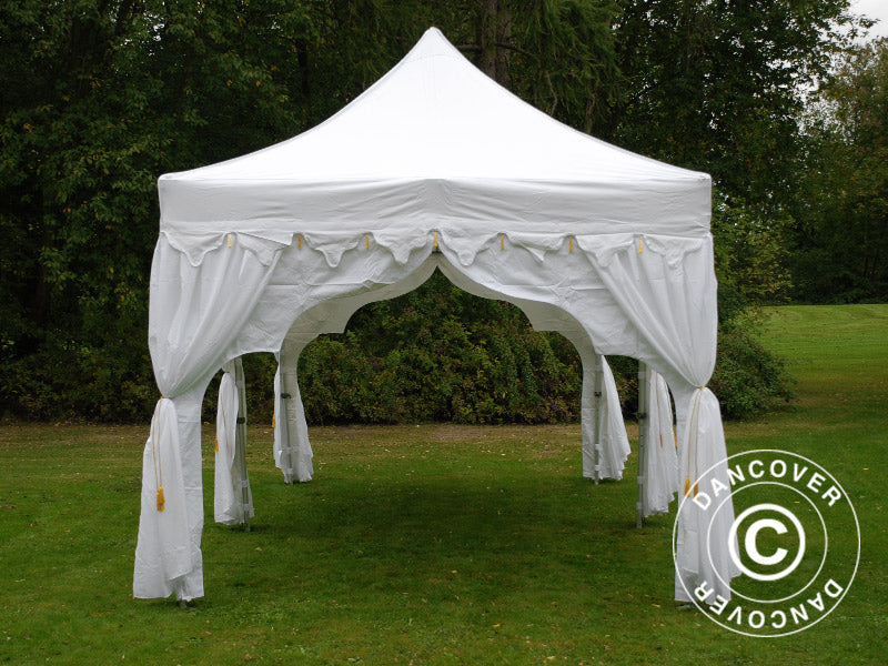 Faltzelt FleXtents PRO "Raj" 3x6m Weiß/Gold