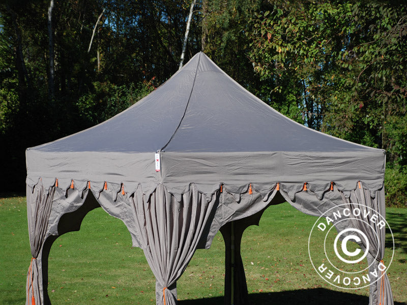 Faltzelt FleXtents PRO "Raj" 3x3m Latte/Orange