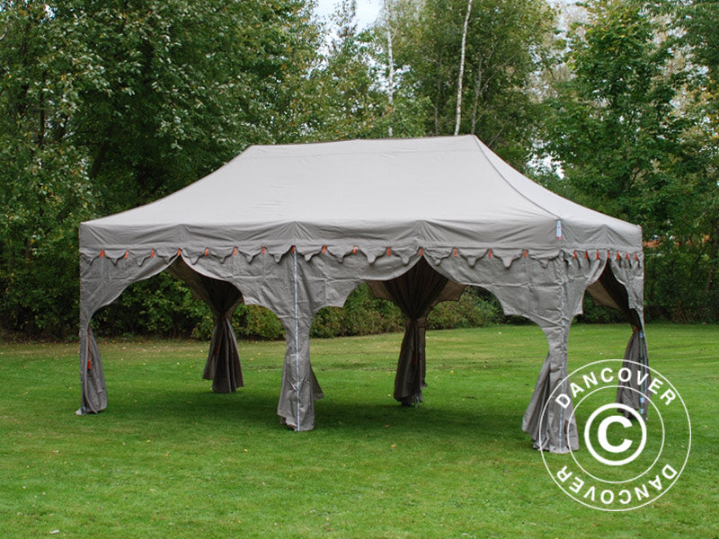 Tente Pliante FleXtents PRO "Raj" 3x6m Latte/Orange