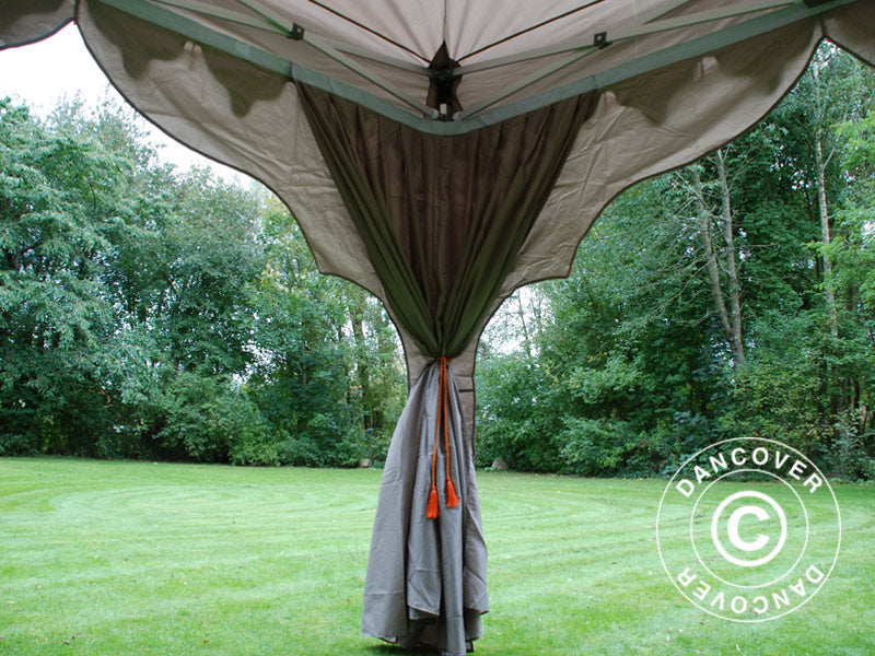 Tente Pliante FleXtents PRO "Raj" 3x6m Latte/Orange