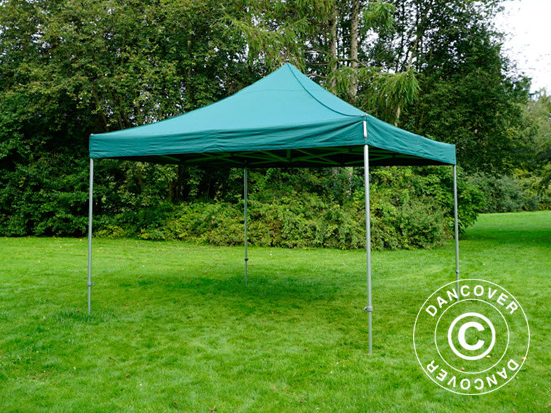Tente pliante FleXtents Xtreme 60 4x4m Vert, avec 4 cotés