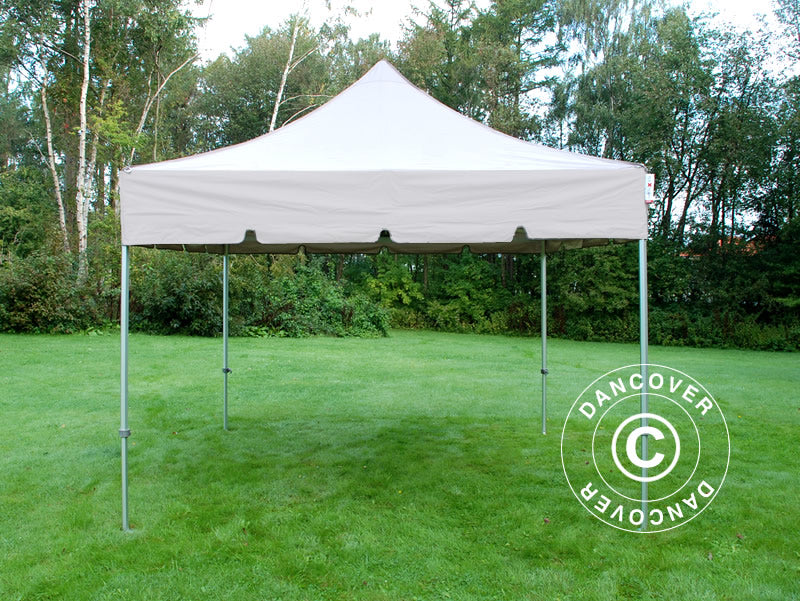 Tente pliante FleXtents PRO "Peaked" 4x4m Latte