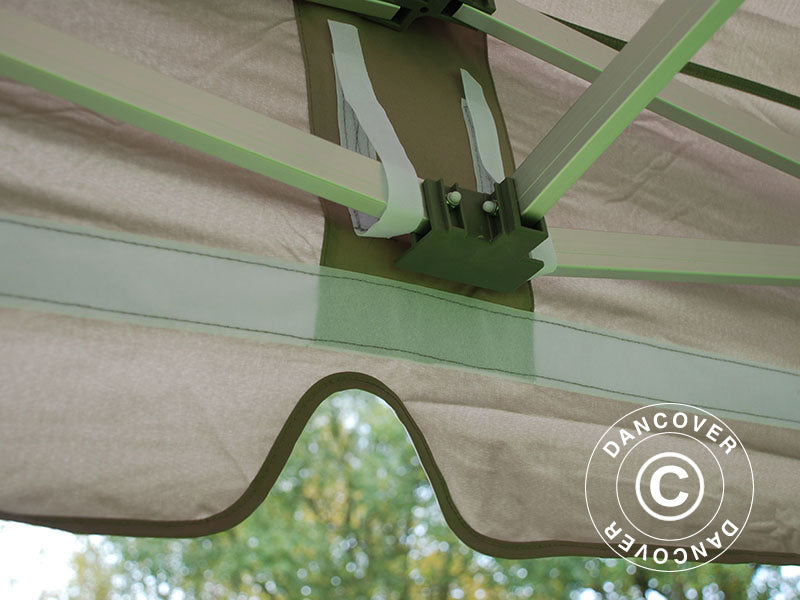 Faltzelt FleXtents PRO "Peaked" 4x6m Latte