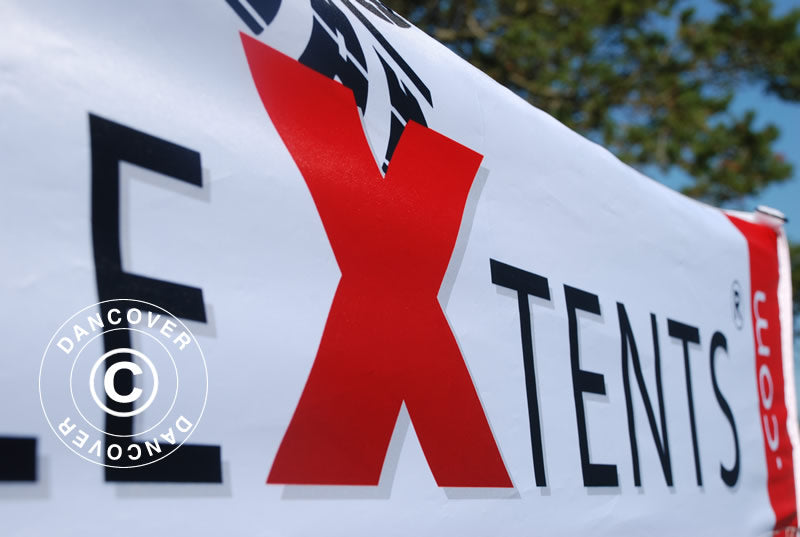 Tente pliante FleXtents Xtreme 50 avec impression numérique, 3x6m