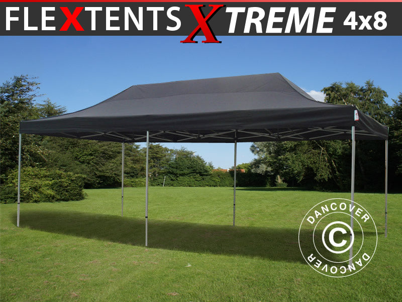 Gazebo pieghevole FleXtents Xtreme 50 4x8m Nero