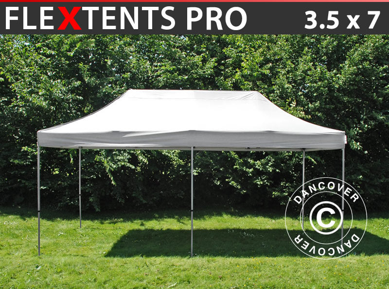 Tente pliante FleXtents PRO 3,5x7m Blanc