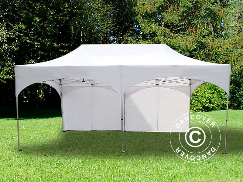 Tente pliante FleXtents PRO "Arched" 3x6m Blanc, avec 6 cotés