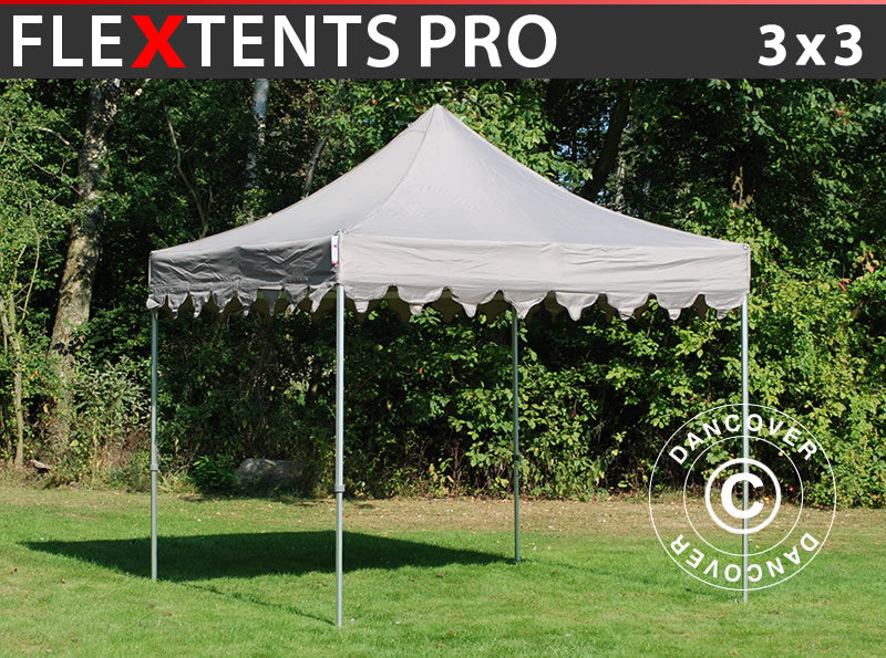 Tente Pliante FleXtents PRO "Morocco" 3x3m Latte