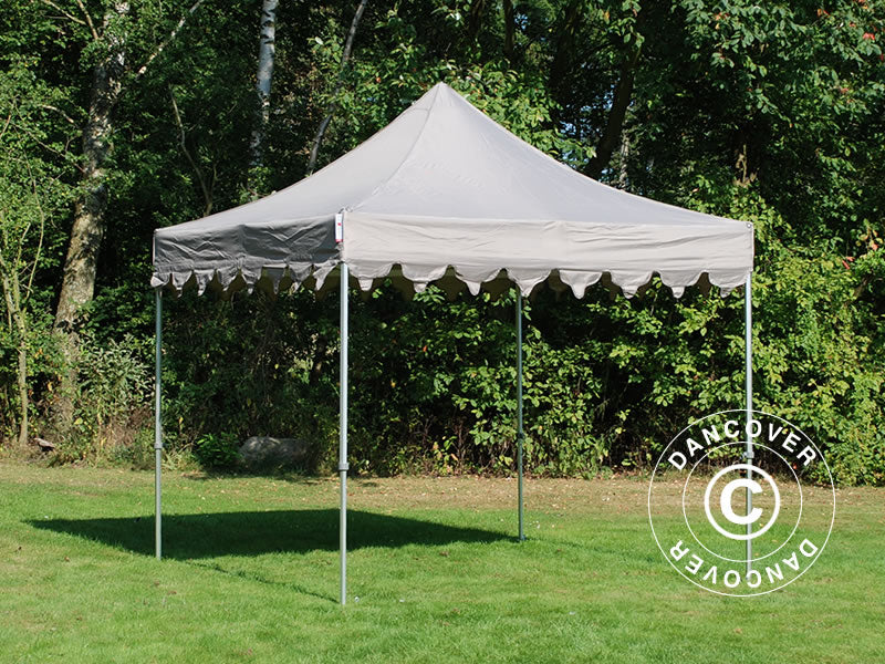 Tente Pliante FleXtents PRO "Morocco" 3x3m Latte, avec 4 cotés