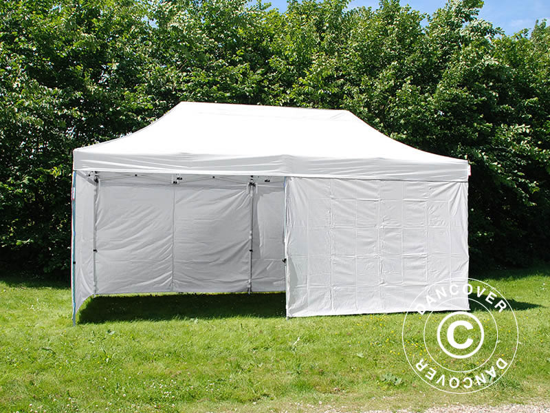 Faltzelt FleXtents® Xtreme 50, Sanitäts- & Notfallzelt, 3x6m, weiß, inkl. 6 Seitenwände