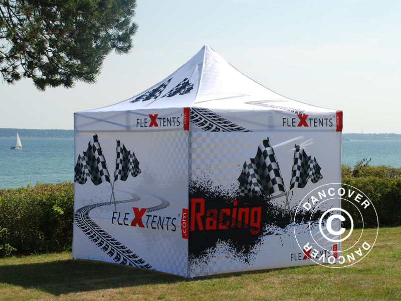 Tente pliante FleXtents Xtreme 50 Racing 3x3m, Edition limitée