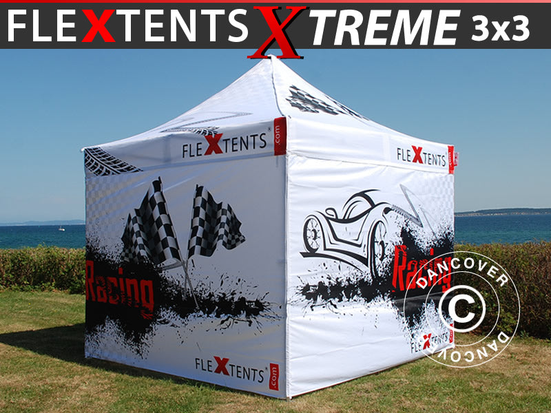 Flext. Pro Xtreme 3x3m RACING Top Frame & Swk GL