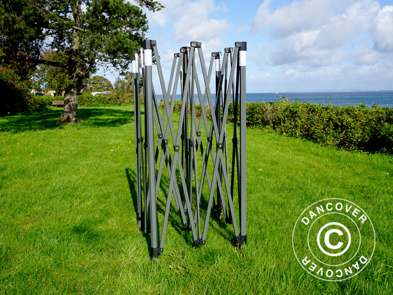 Flext. Steel 4x8m Steel Frame 40mm Grey YU