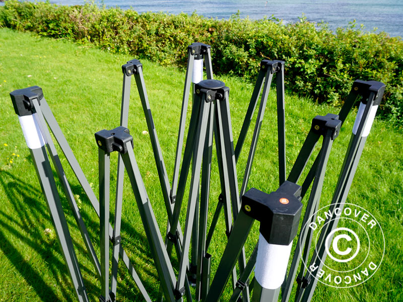 Structure en acier pour tente pliante FleXtents Steel 4x8m, 6 pieds, 40mm