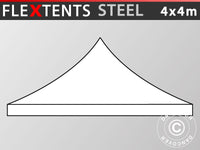 Toiture pour Tente pliante FleXtents Steel et Basic v.3 4x4m, Blanc
